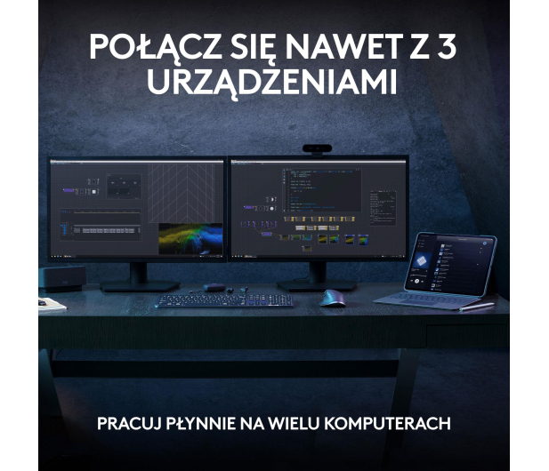 LOGITECH MX Keys S Jasnoszary 920-011588 - 1145860 - zdjęcie 15